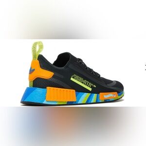 NWT Adidas NMD_R1 Spectoo Trainer Sneakers - Black Multi - Men’s Size 13